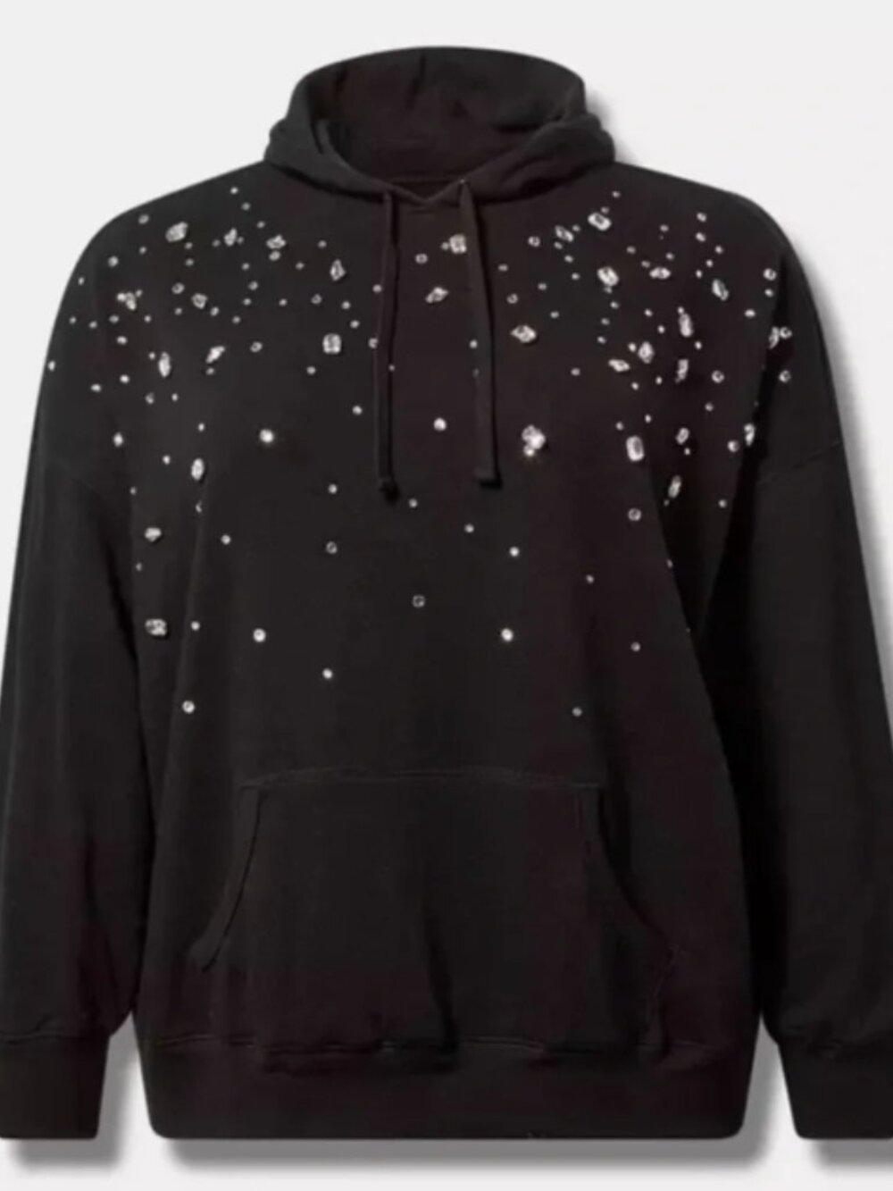 Torrid Rhinestone Sweatshirt Hoodie ~ 3/3X/22-24